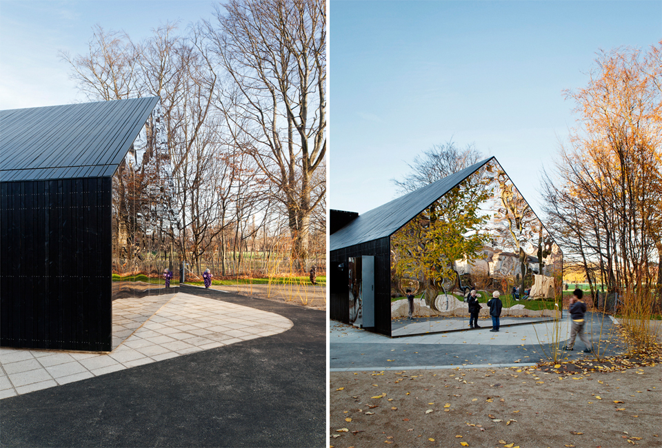 Mirror House at Copenhagen Central Park Design Magazine Delood
