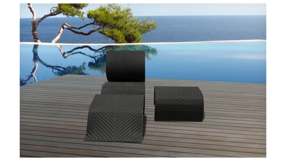 Table Basse Et Transat En Resine Tressee Vanuatu