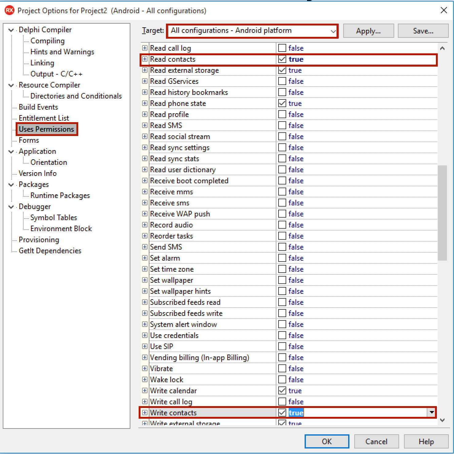Accessing the address book on iOS and Android • DelphiABall