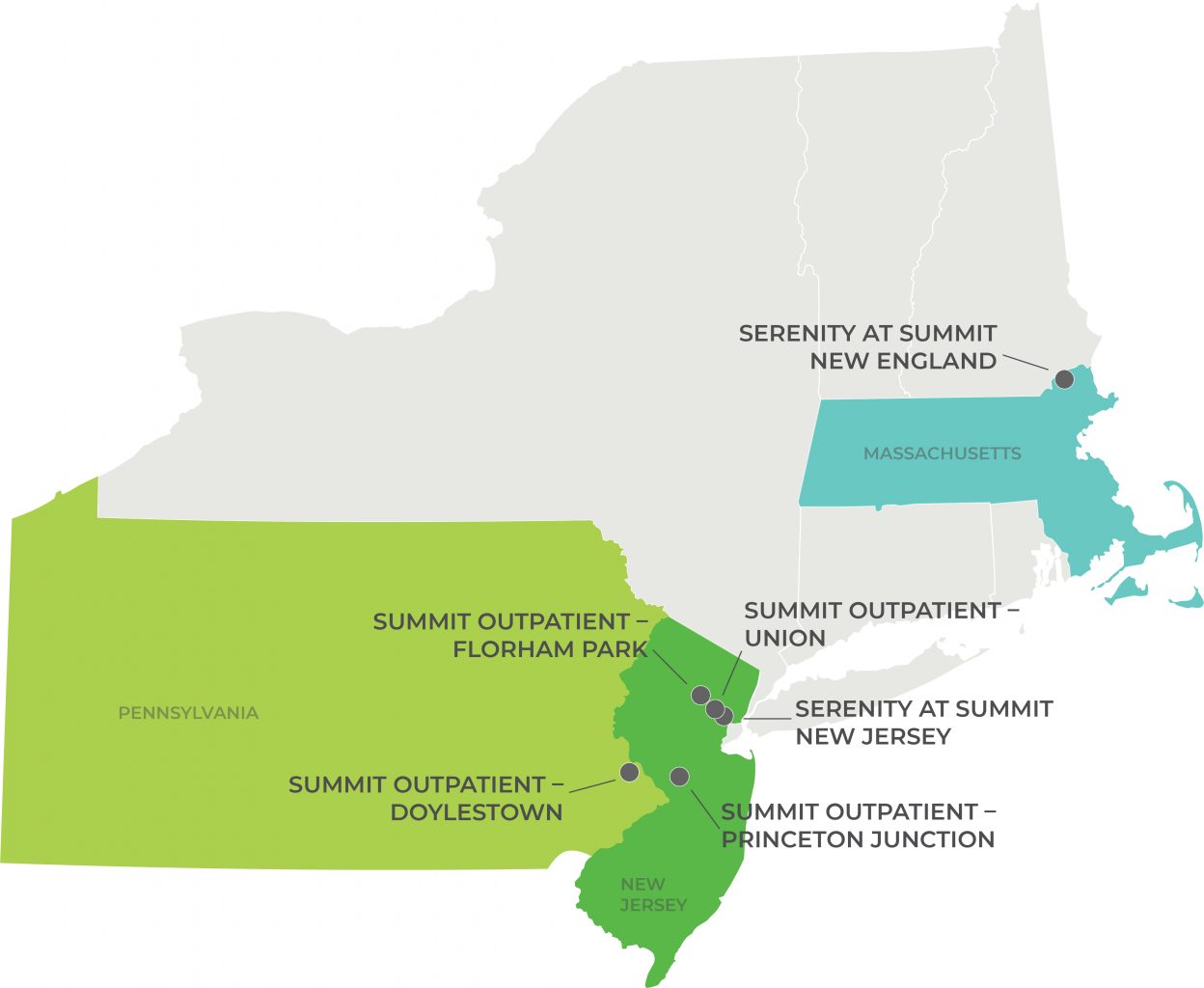 Serenity at Summit Detox and Residential Treatment in Union, NJ