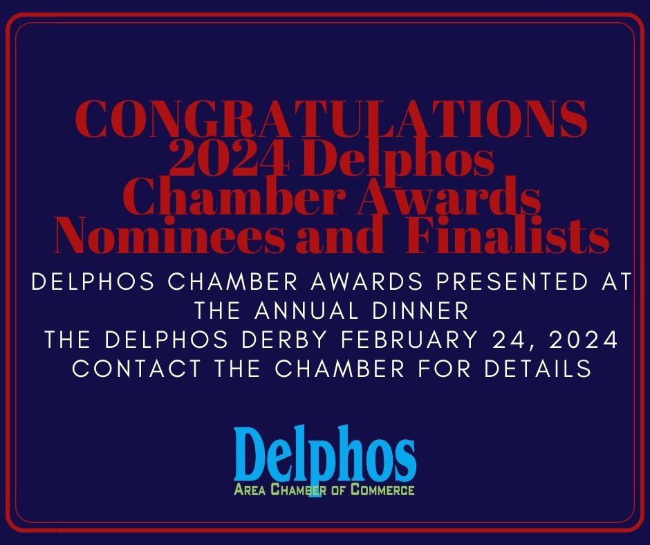 2024 Delphos Chamber Awards Nominees and Finalists Delphos Area