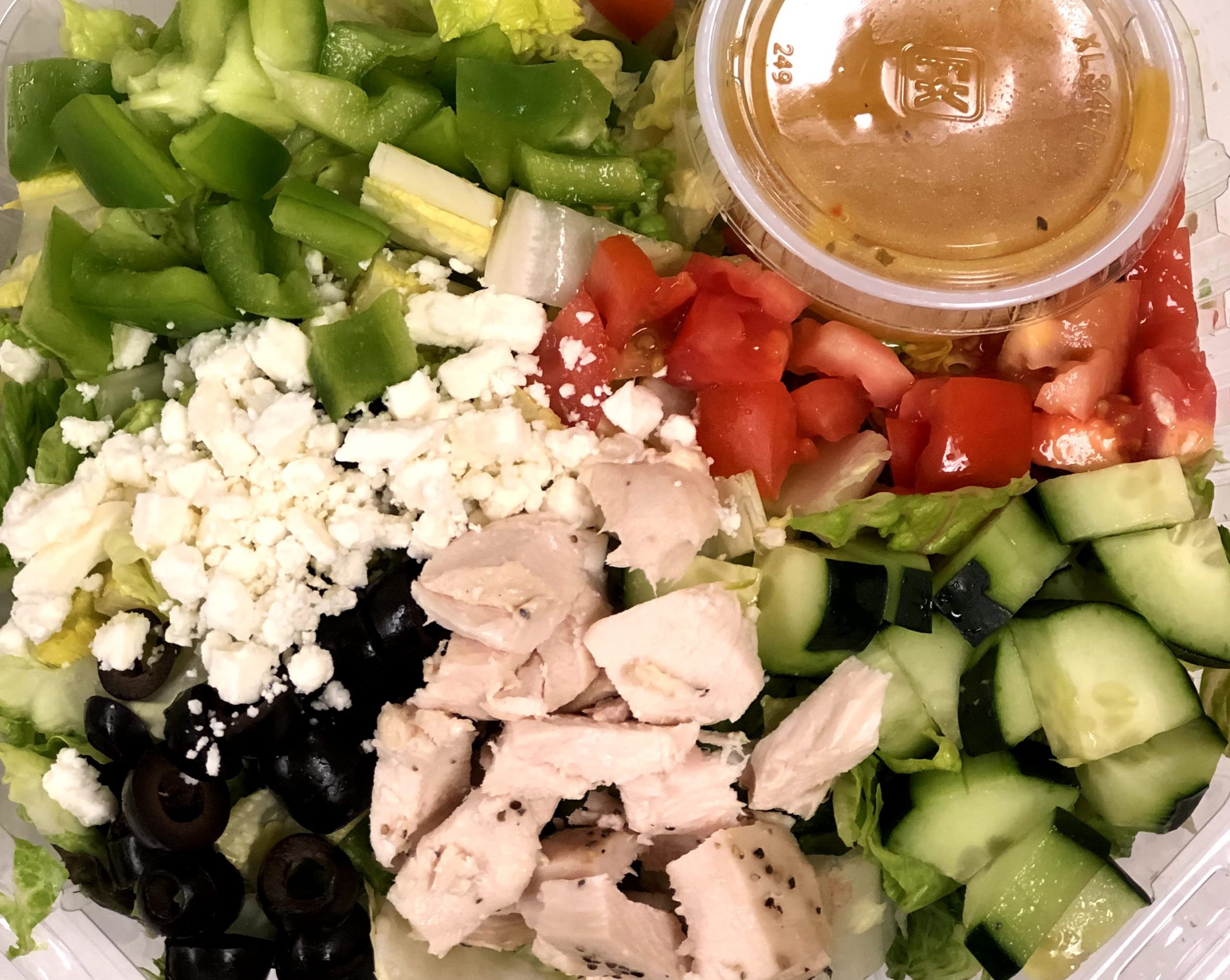 Boxed Salad w/ Brownie Del Sol Bistro