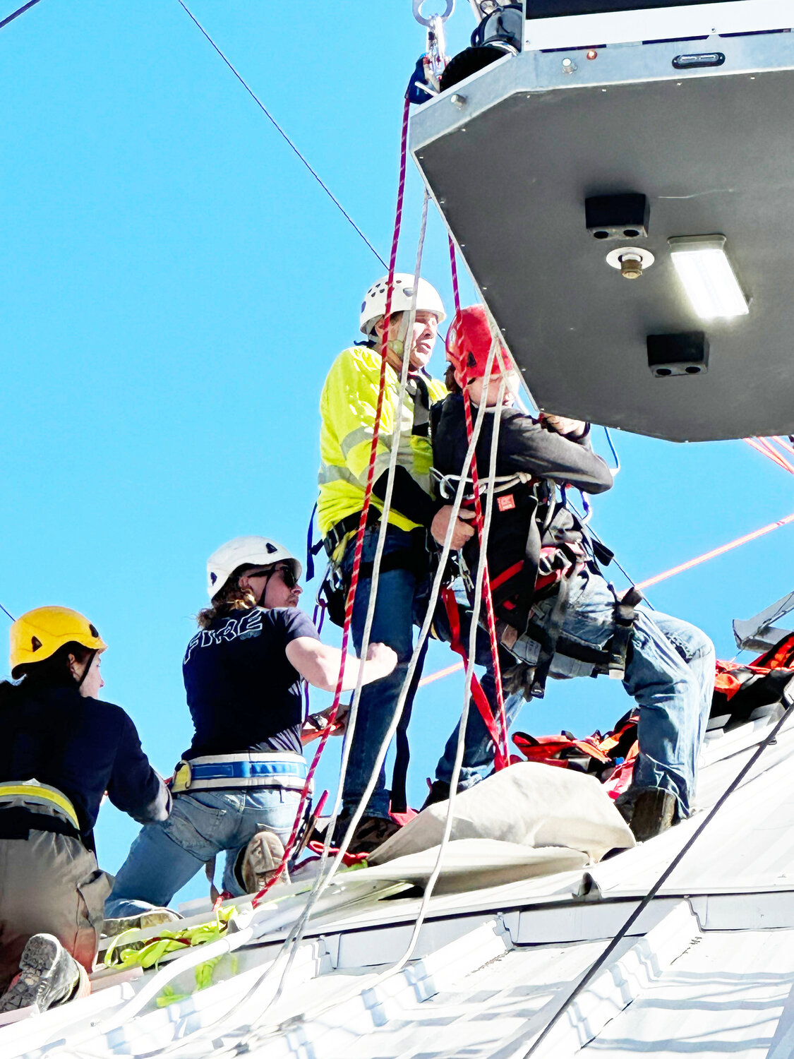 'Buried Up To His Chest', Firefighters Save Clinton Teen Trapped In