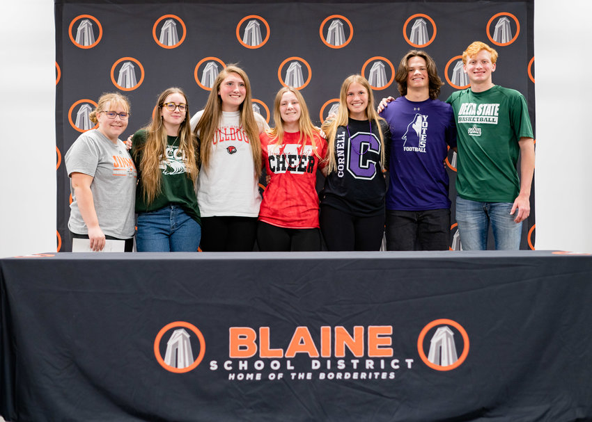 Blaine High School athletes sign letters of intent The Northern Light
