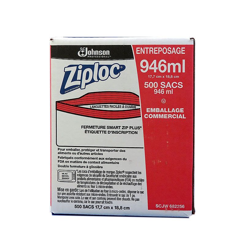 Ziploc Quart Plastic Bags – Delta Distributing