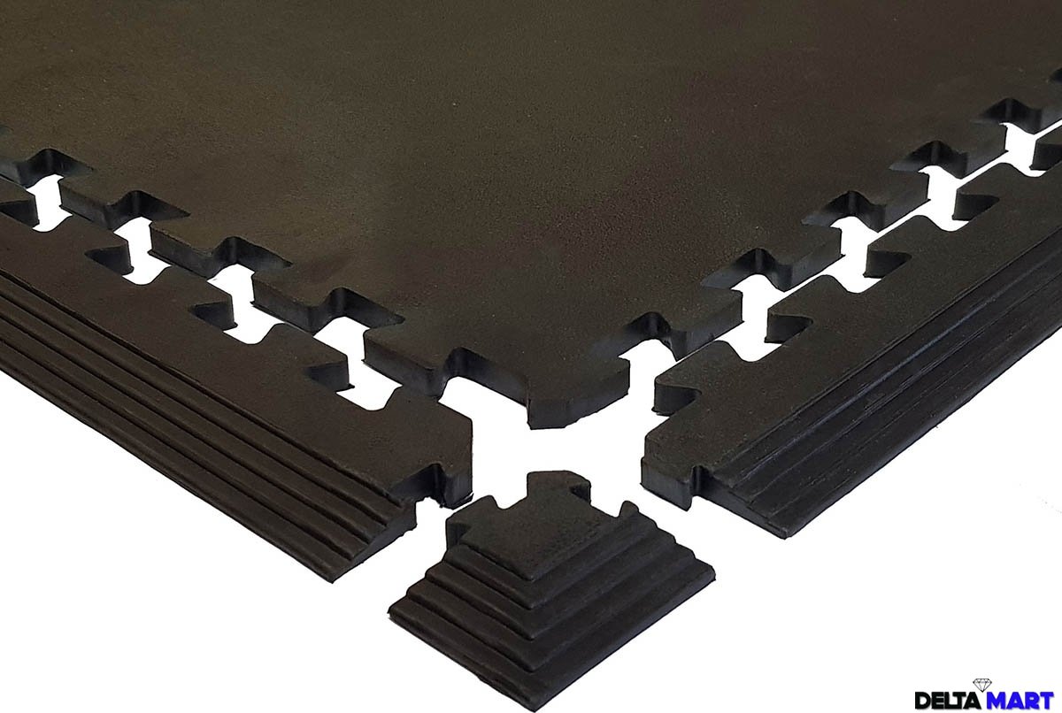 Amoebic Gym CrossFit Interlocking Rubber Mats 1mx1mx17mm Rubber