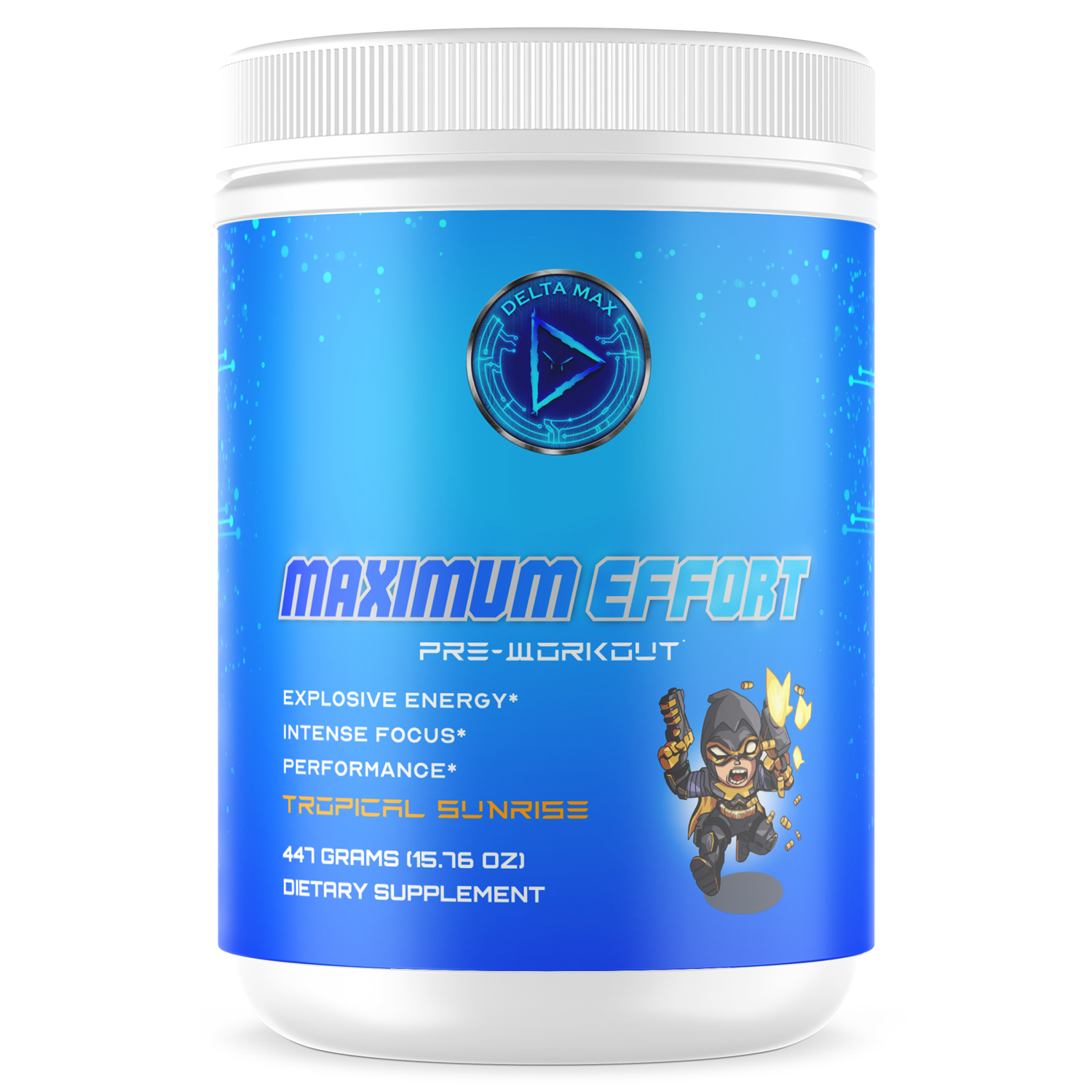 Pre Workout Tropical Sunrise Delta Max Fitness Nutrition