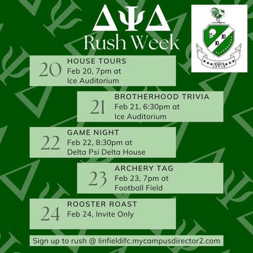 RUSH WEEK SPRING 2022 Delta Psi Delta