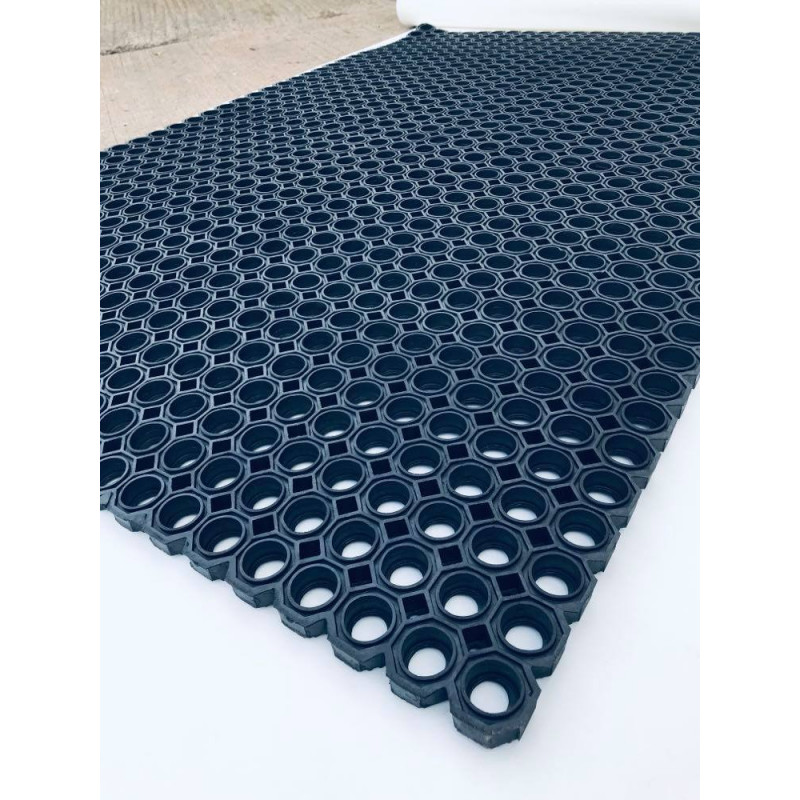 PLAYGROUND SAFETY MAT HEXAGON 1.5 M x 1 M x 23MM