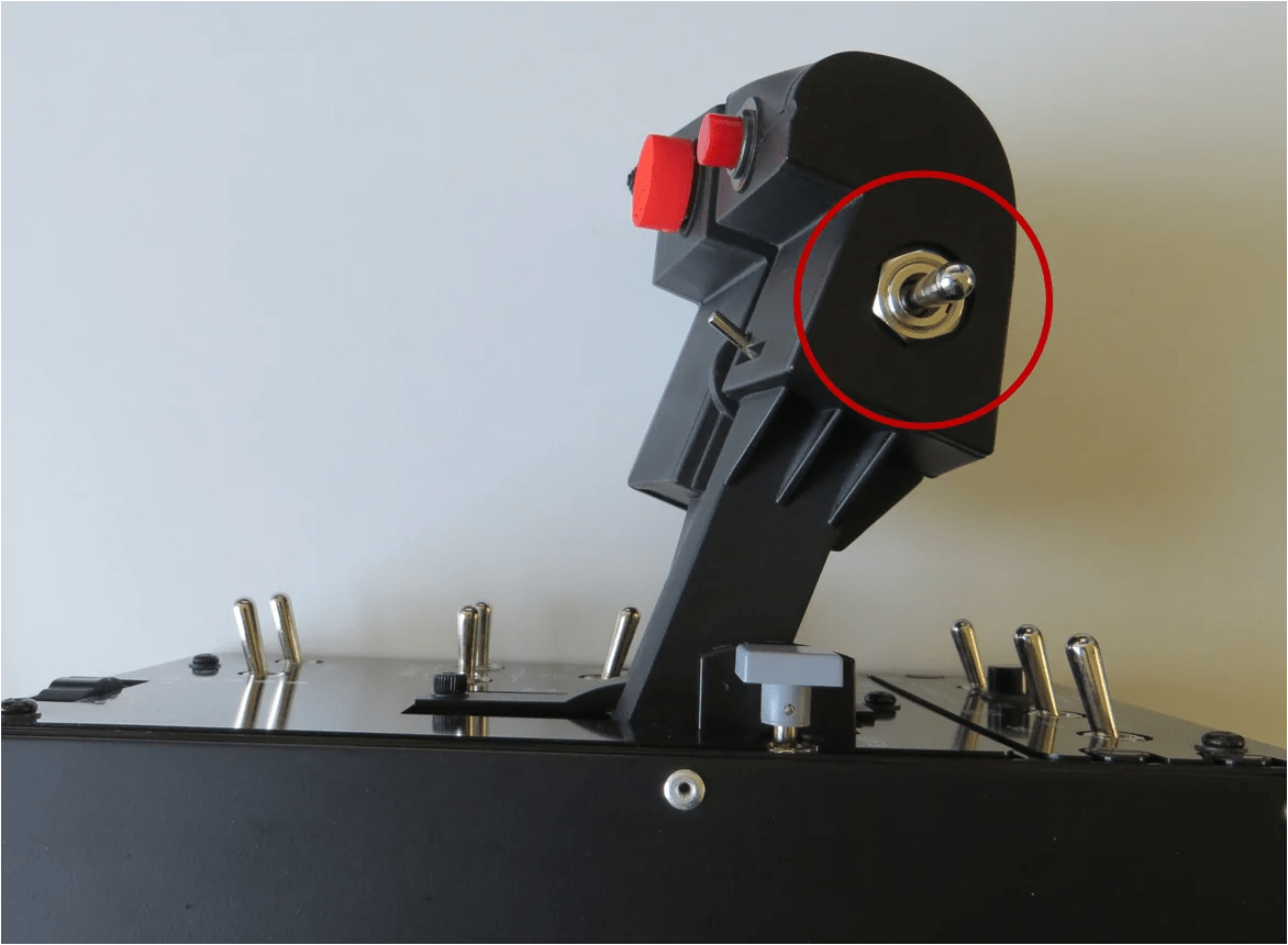 Pinky switch replacement kit for TM Warthog Throttle Delta Simulation