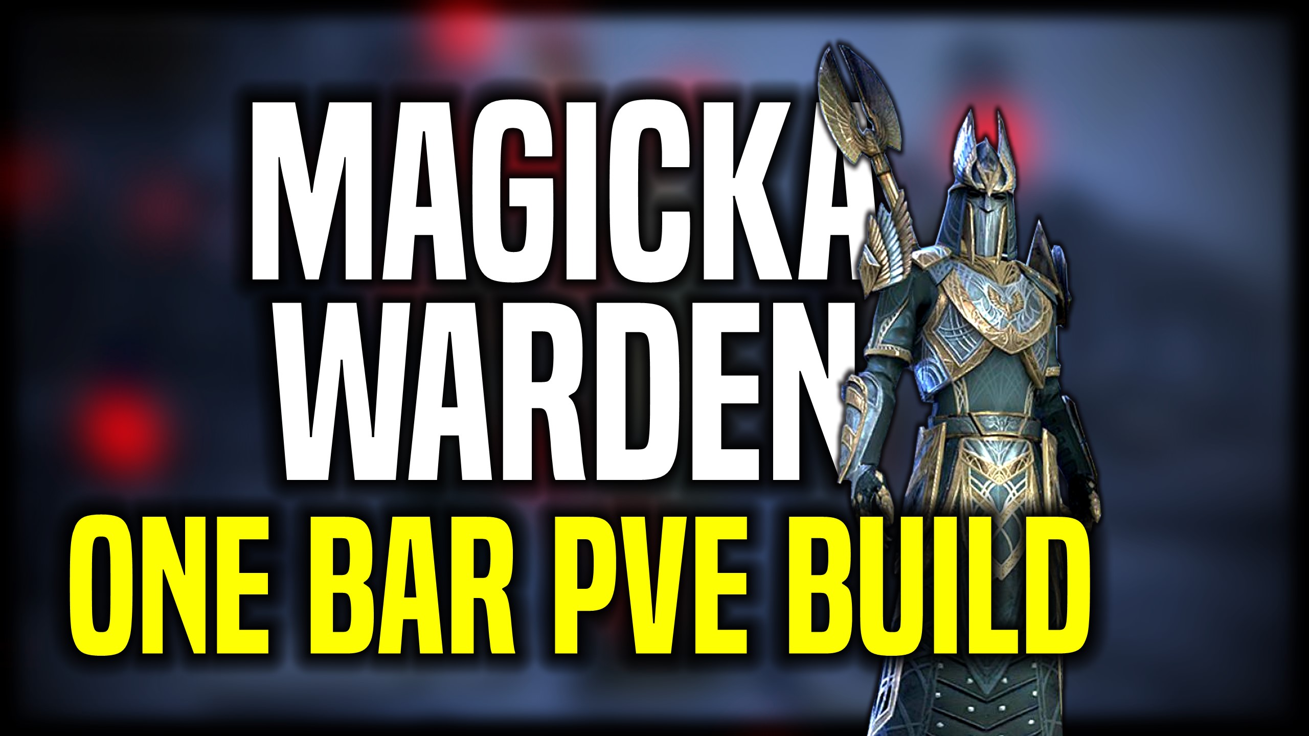 ESO One Bar PvE Magicka Warden Build Deltia's Gaming
