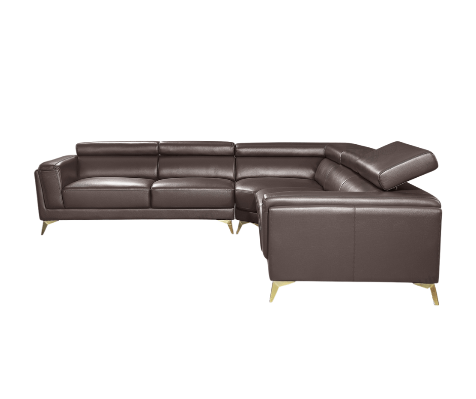 Madelyn Leather Corner Lounge Sofas in Melbourne