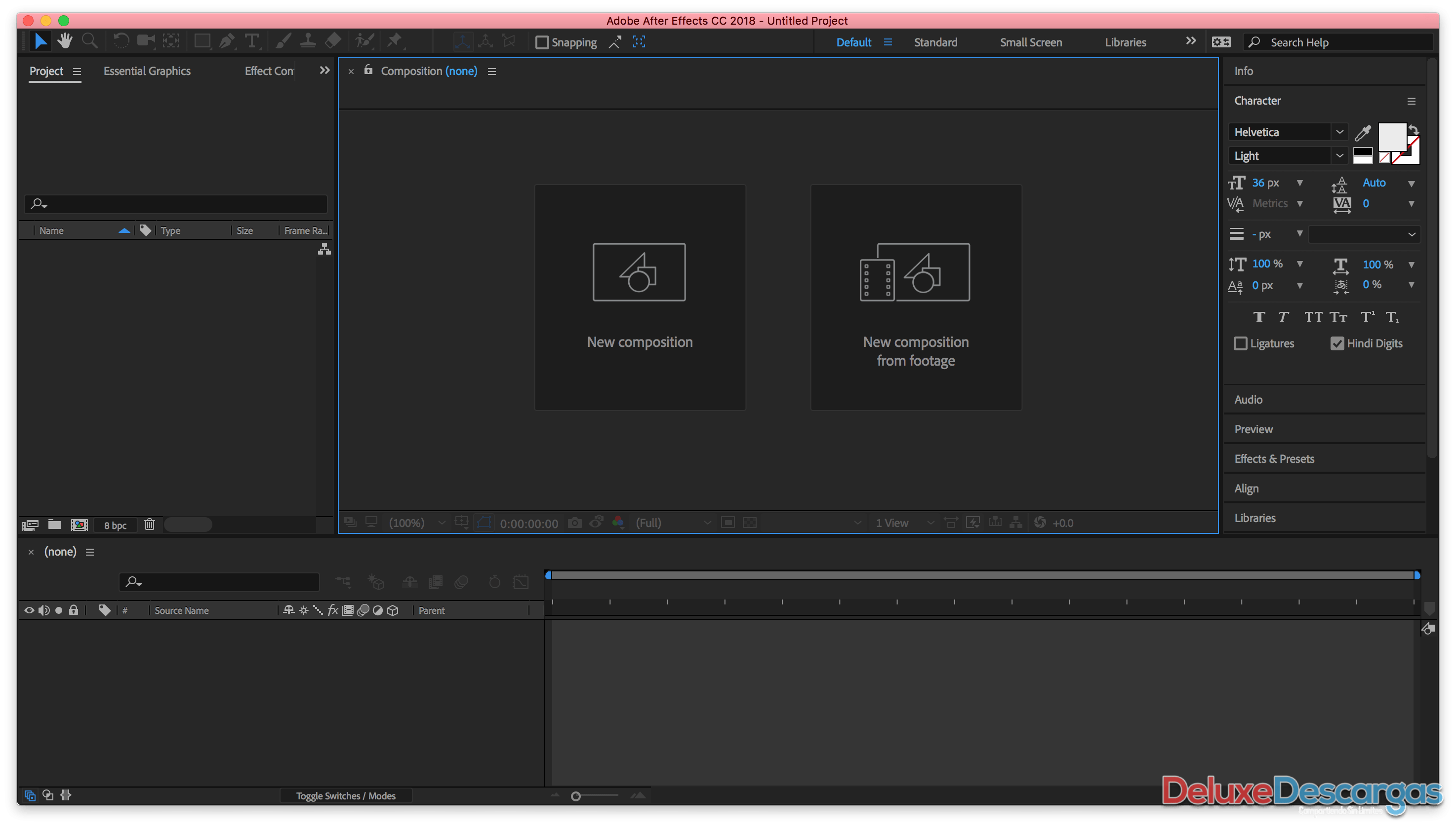 Descargar Adobe After Effects CC 2018 v15.1.2.69 [Crea