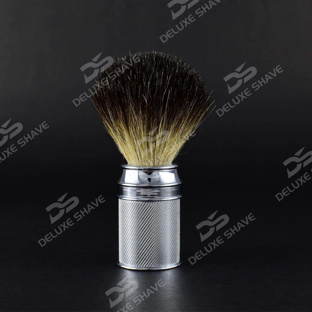 Metal Handle Shaving Brush Deluxe Shave