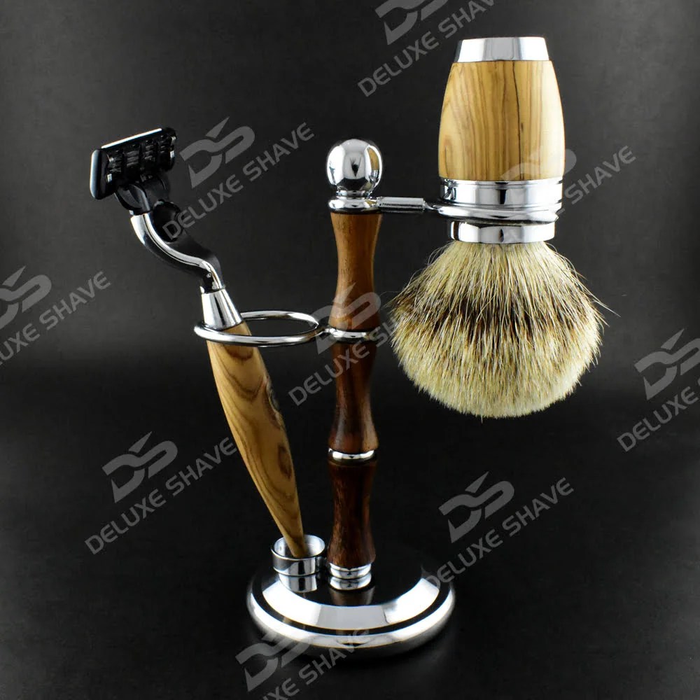 Mens Shave Grooming Set Deluxe Shave