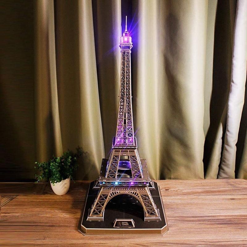 Torre Eiffel Led Puzzle 3D