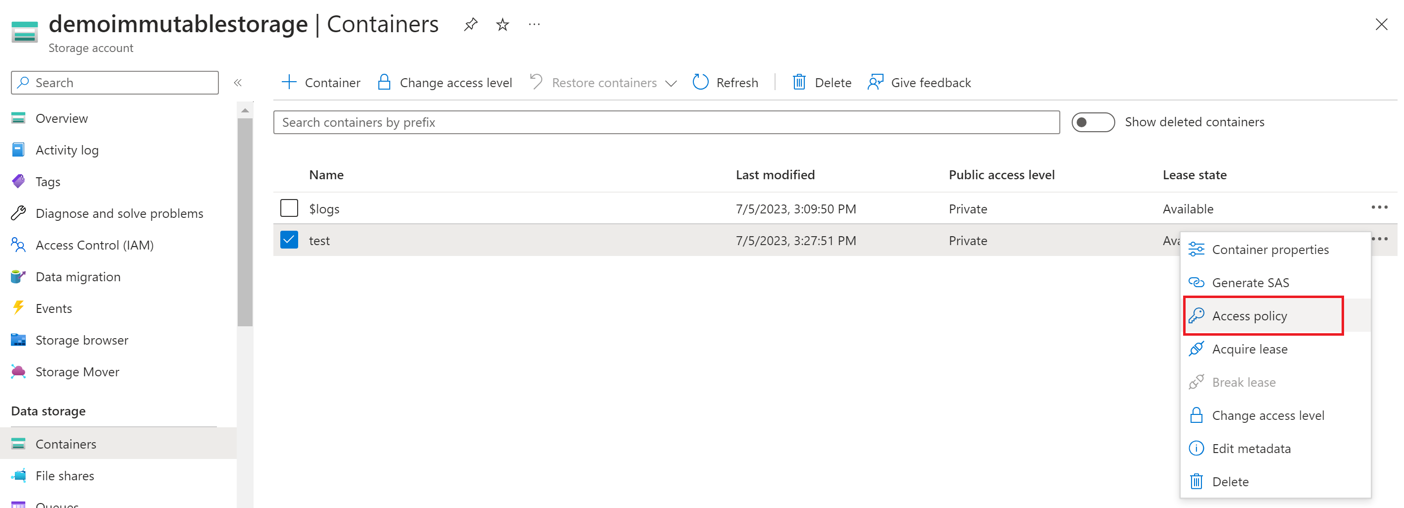 Azure Blob Storage and immutability support for blobs Stefano Demiliani