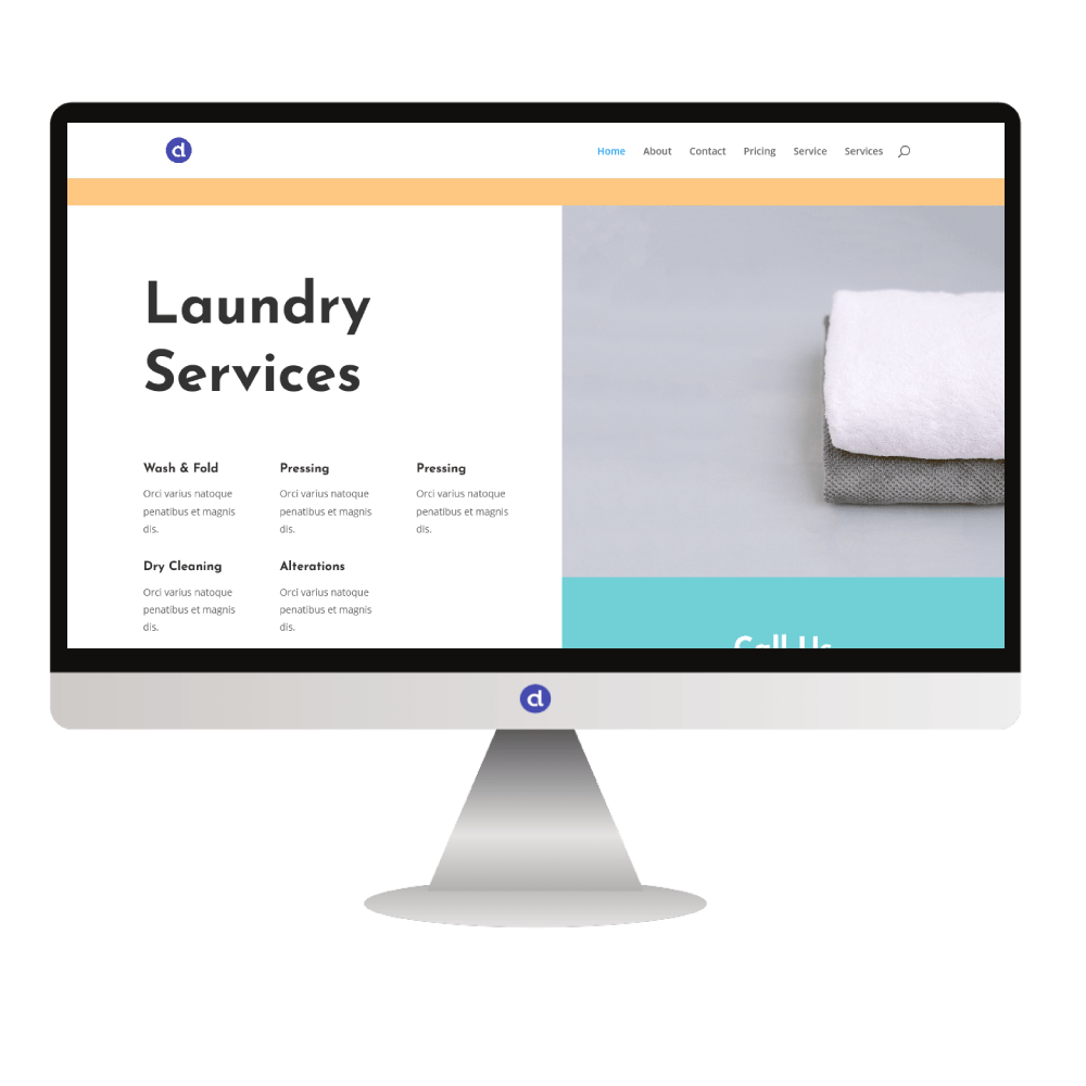 Laundry Service Theme
