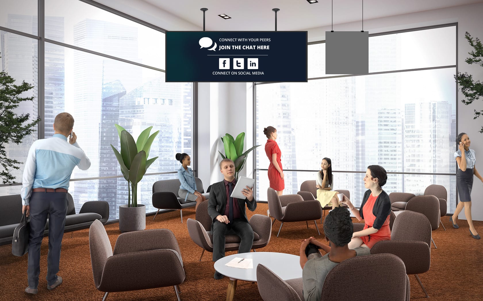 Networking Lounge Labroots Demo Site