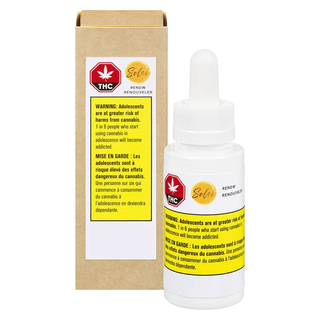 Solei Renew Cbn Oil Cannabis Store Demo