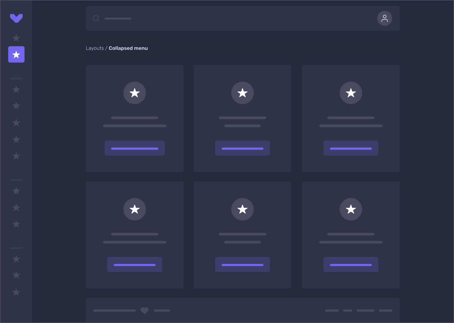 Collapsed menu Layouts Vuexy Bootstrap Admin Template