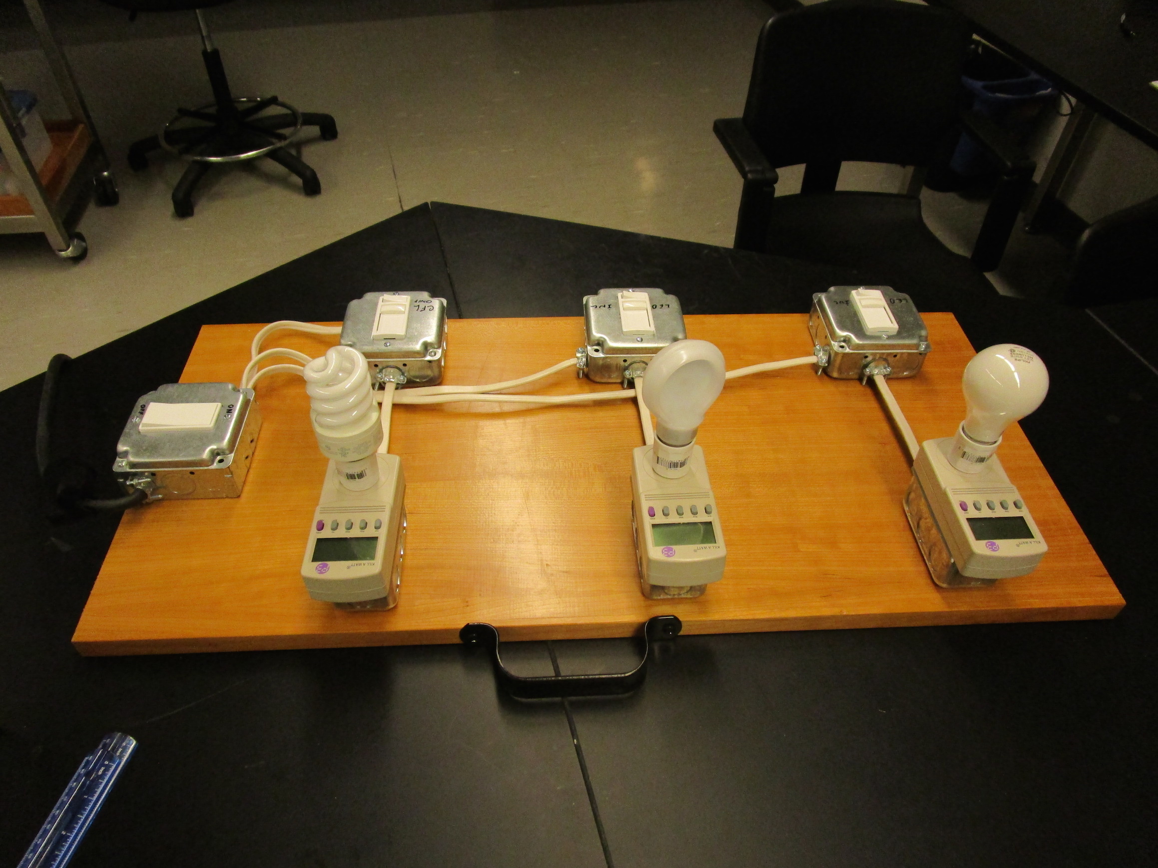 Light Bulb Energy Usage Swarthmore Physics Demonstrations