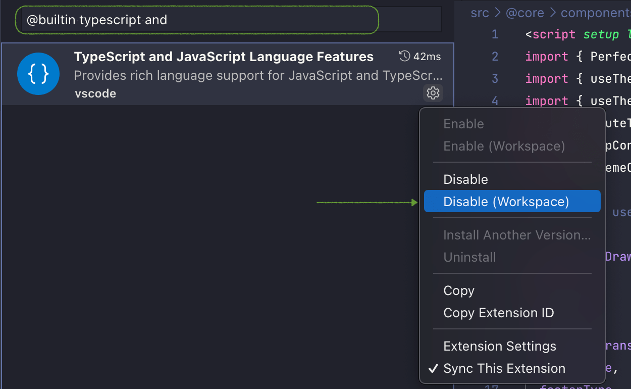 VS Code setup Materio