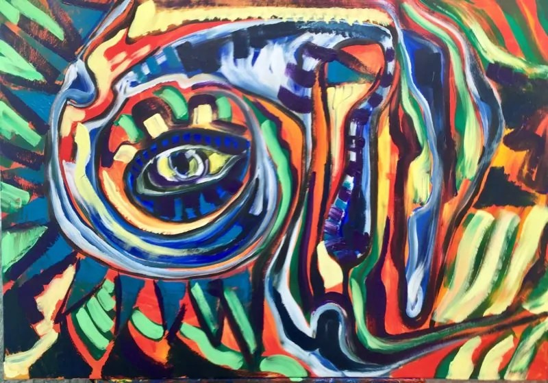 Original Abstract Paintings from Portland Art Galleries DemotiX