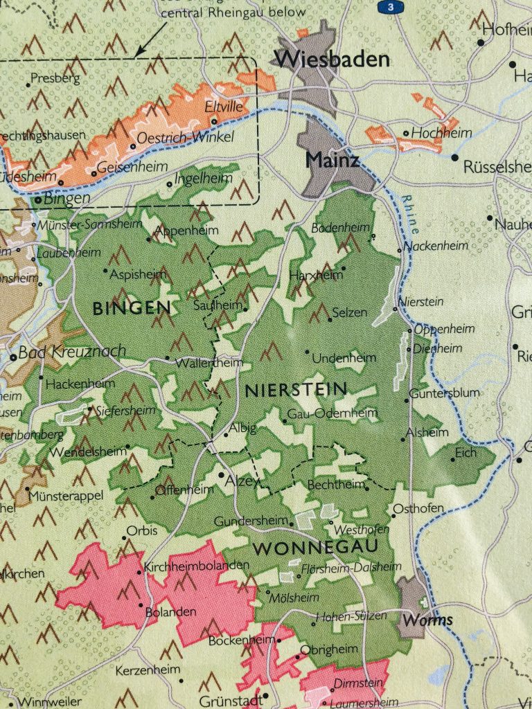 Rheinhessen Karte RHEINHESSEN Wine Demystifying "The Vine"