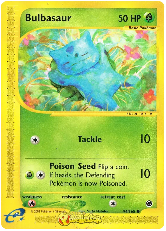 Bulbasaur Expedition 94 Pokemon Card