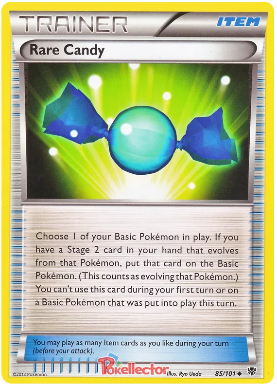 Rare Candy Plasma Blast 85 Pokemon Card