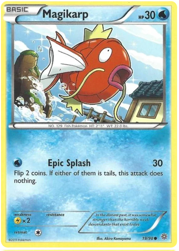 Magikarp Ancient Origins 19 Pokemon Card