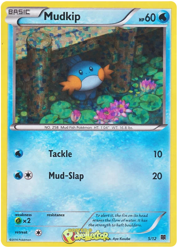 Mudkip McDonalds Collection (2015) 5 Pokemon Card