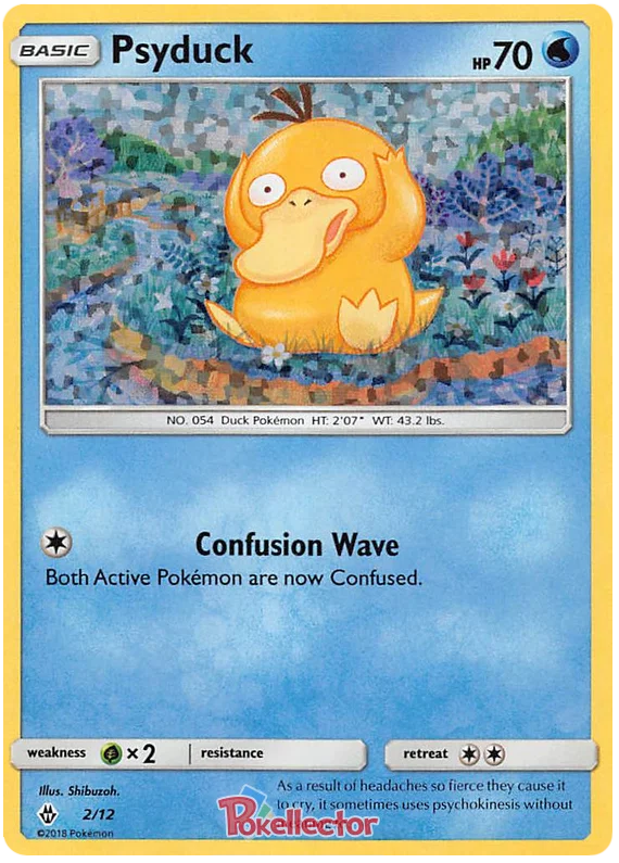 Psyduck McDonald's Collection (2018) 2 Pokemon Card