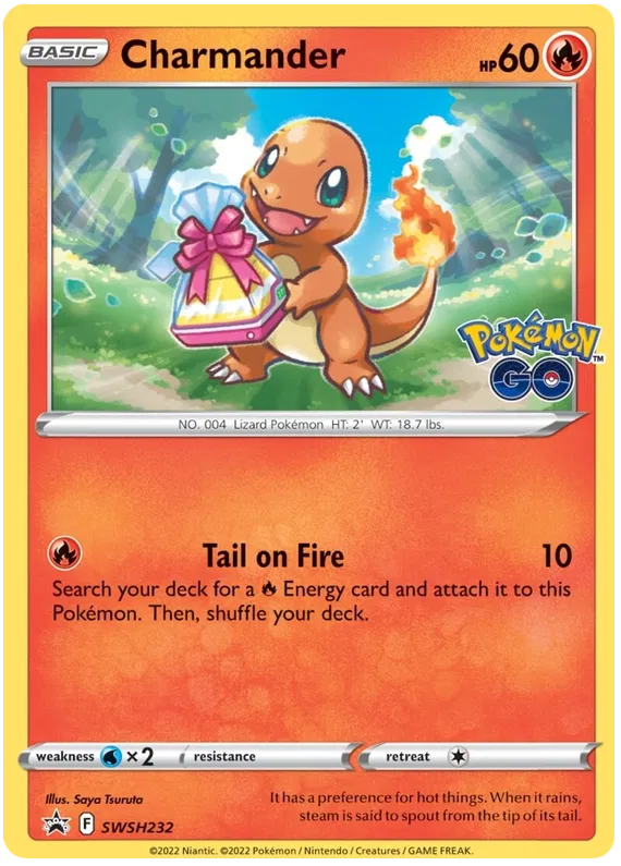 Charmander Sword & Shield Promos 232 Pokemon Card