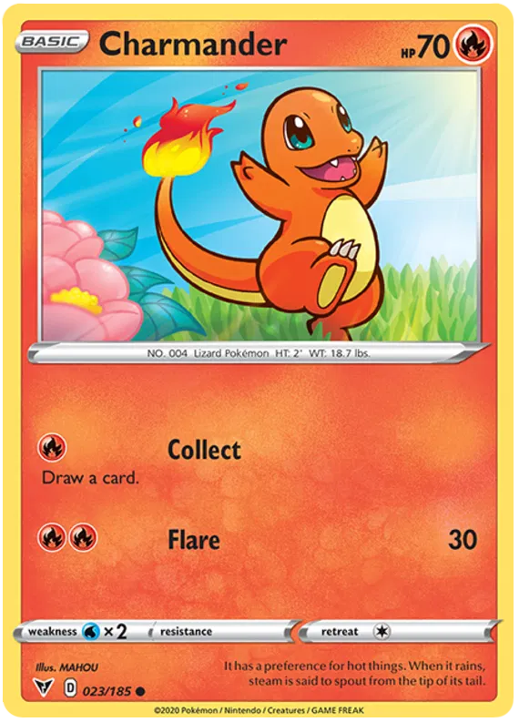 Charmander Vivid Voltage 23 Pokemon Card