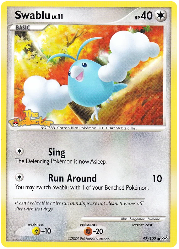Swablu Platinum 97 Pokemon Card