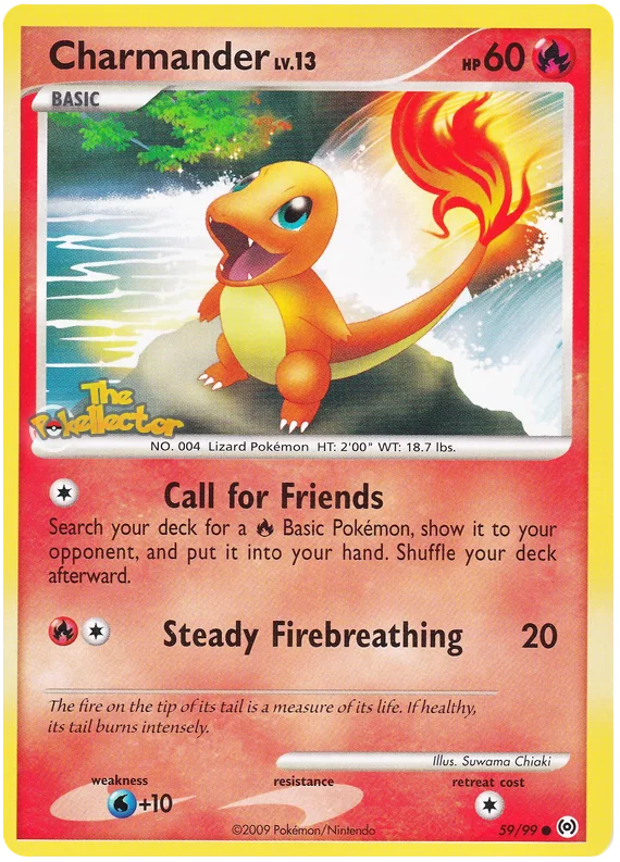 Charmander Platinum Arceus 59 Pokemon Card