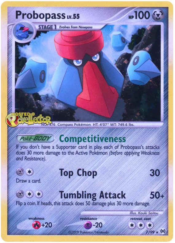 Probopass Platinum Arceus 7 Pokemon Card