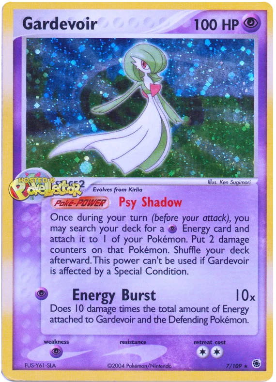 Gardevoir EX Ruby & Sapphire 7 Pokemon Card