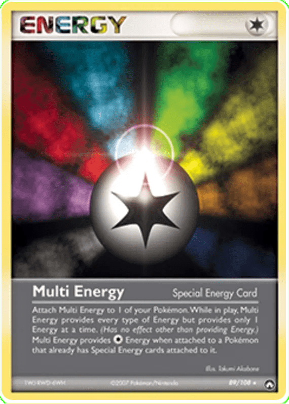 Multi Energy EX Power Keepers 89 Pokemon Card