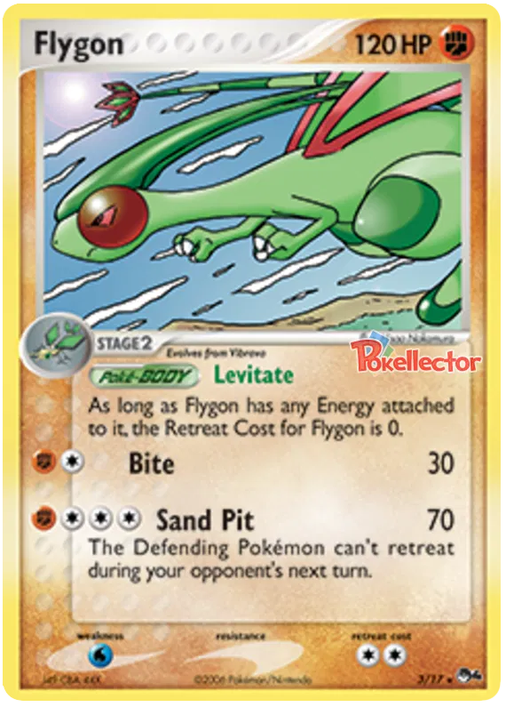Flygon POP Series 4 3 Pokemon Card