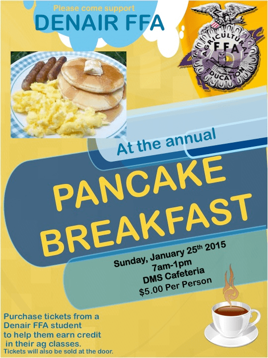 Denair FFA Hosts Pancake Breakfast