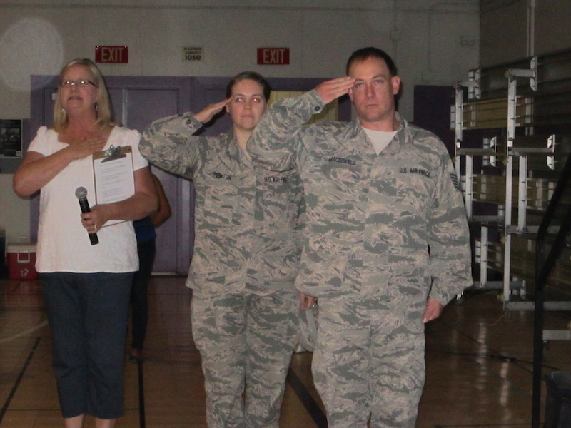 Visit by Air Force Personnel Highlights DECA Assembly