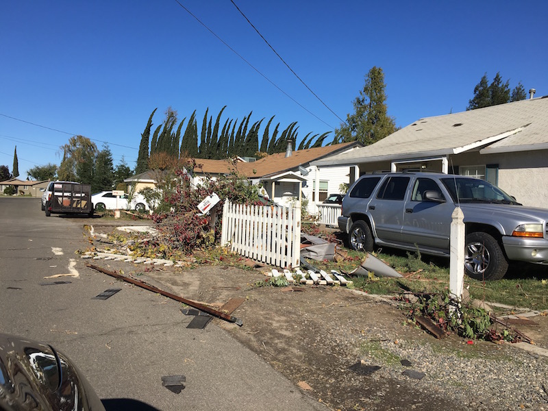 Denair Tornado Damage Photo Gallery