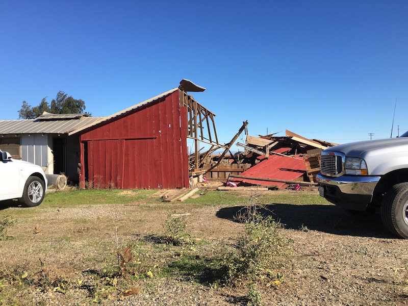 Denair Tornado Damage Photo Gallery