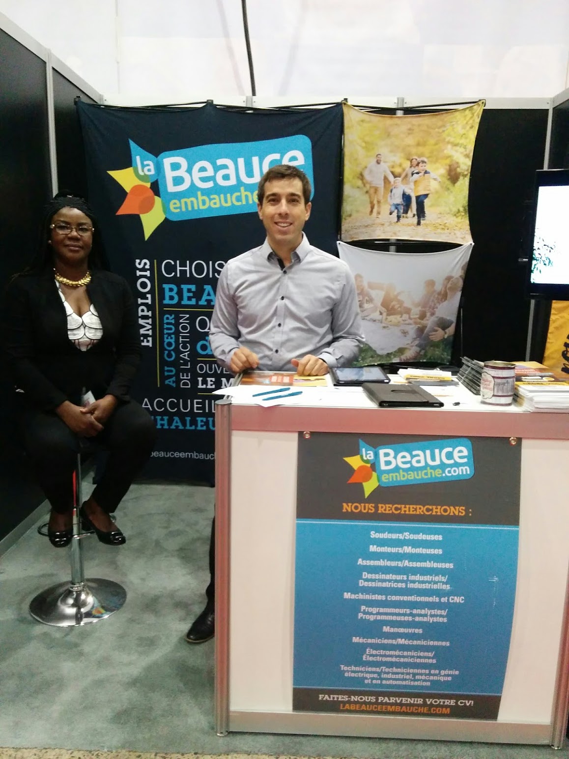 La Beauce embauche était présente au plus grand salon de l’emploi