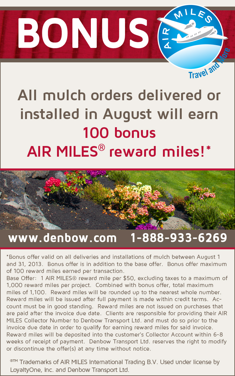 2013 Current Airmiles Promotion