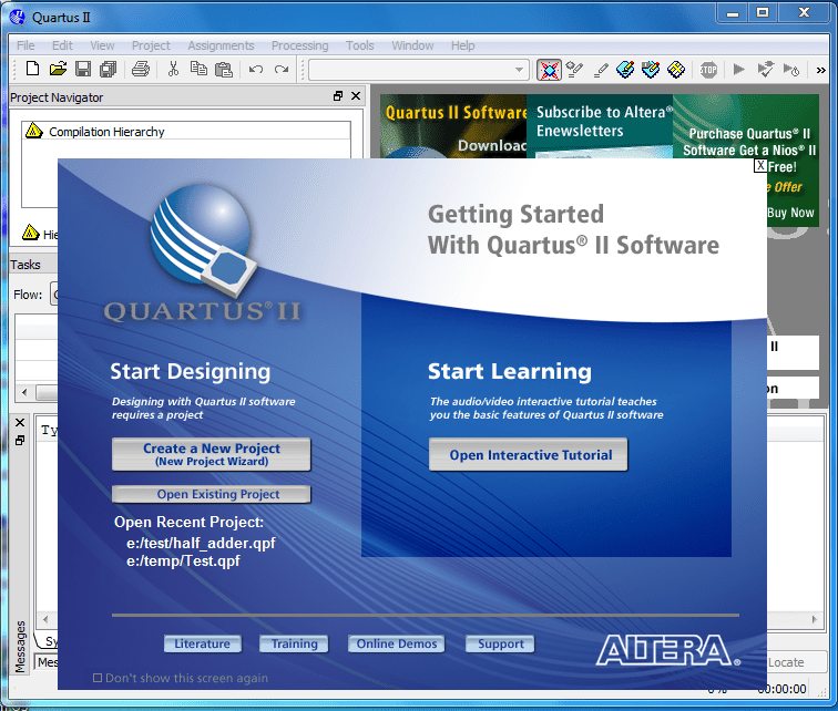 Introduction to Quartus II Software (using QSim for Simulation)
