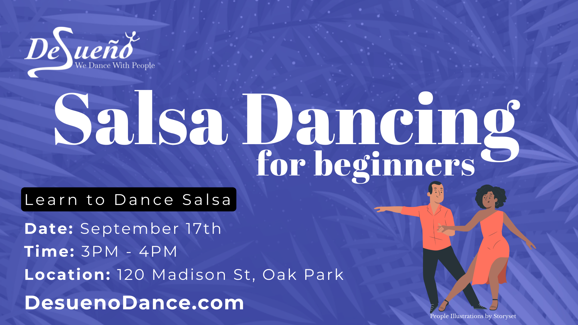 Learn to Dance Salsa in Oak Park Denita Inez and Desueno Dance Company